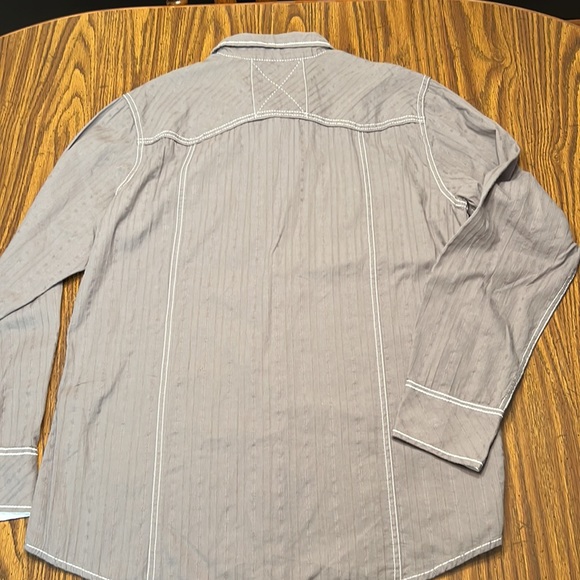 BKE Standard Platte Shirt NWT Grey Size XL - Picture 9 of 10